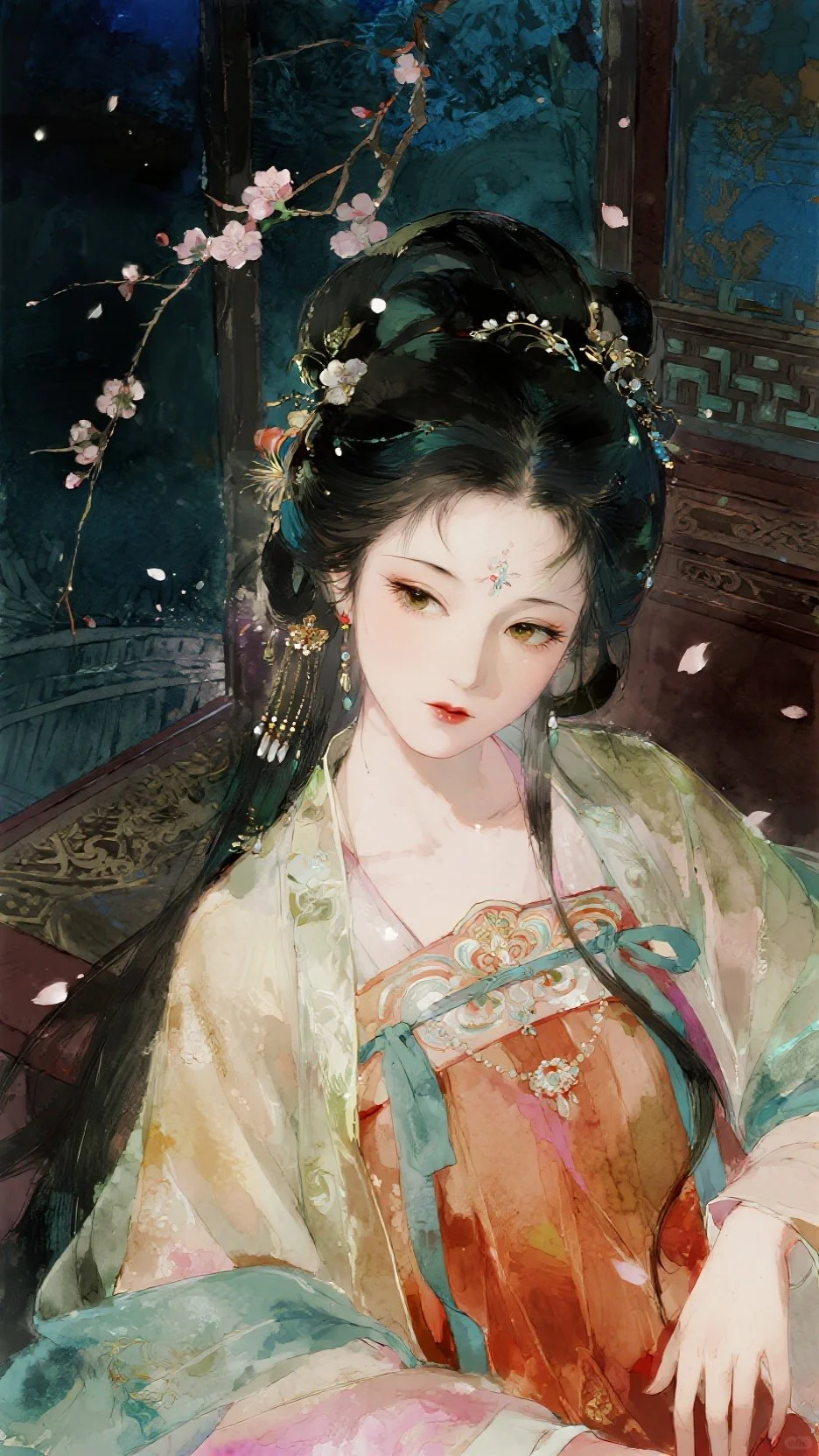 二次元古风美女