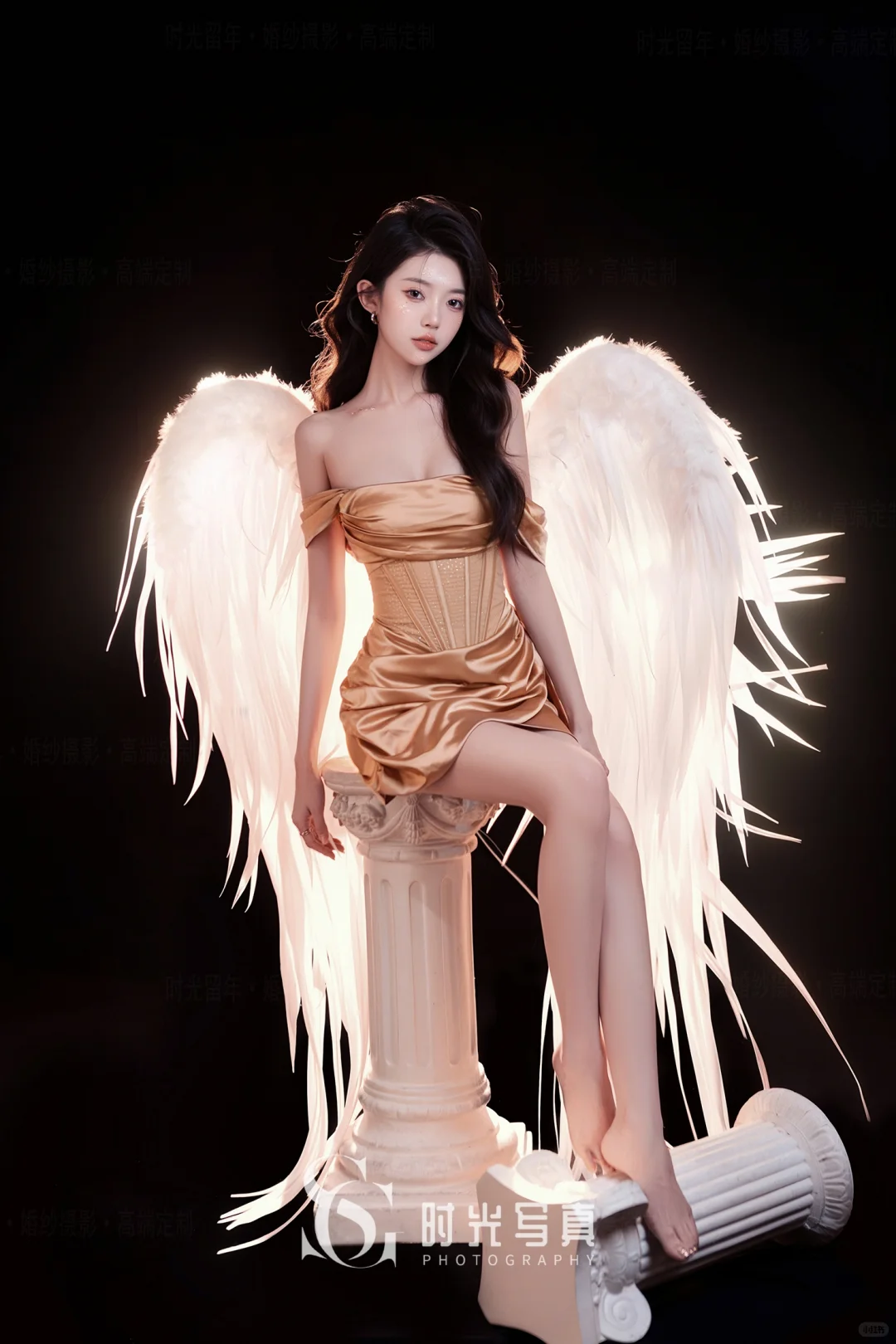 “爱是神洒在她肩上的光”深圳天使写真