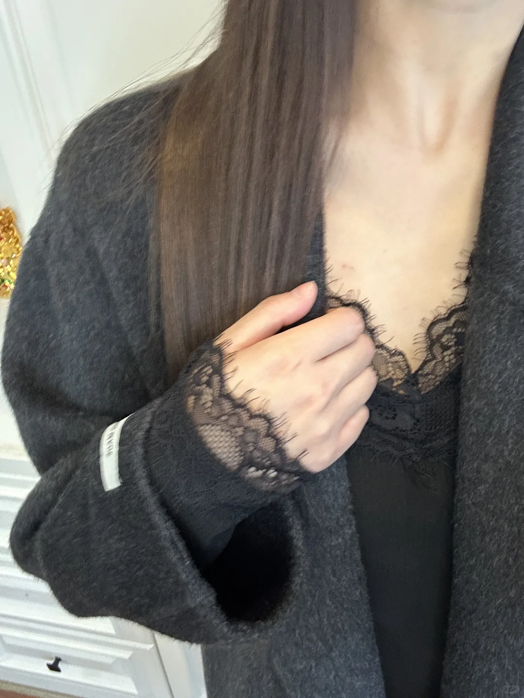 啊啊啊！这件蕾丝内搭真的好绝啊！！