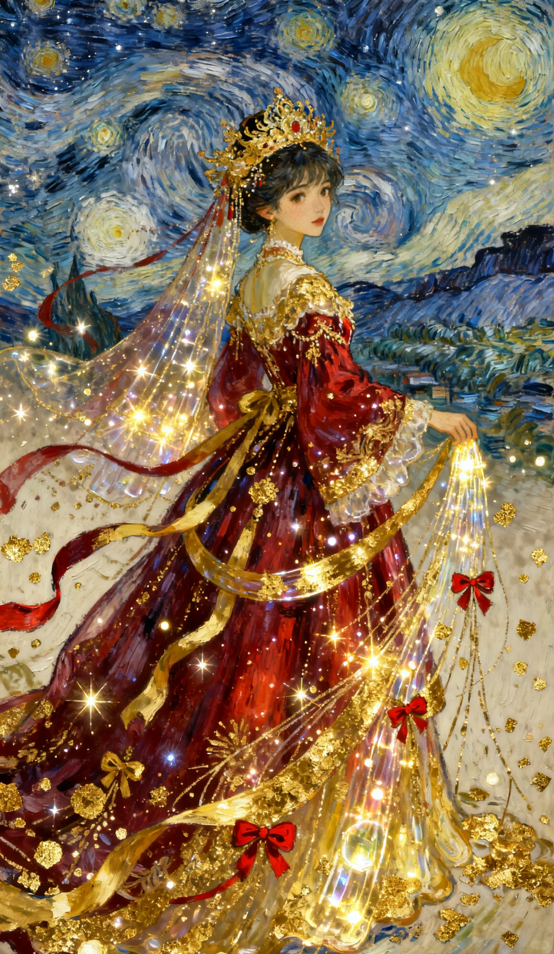 星空下的无尽女神！