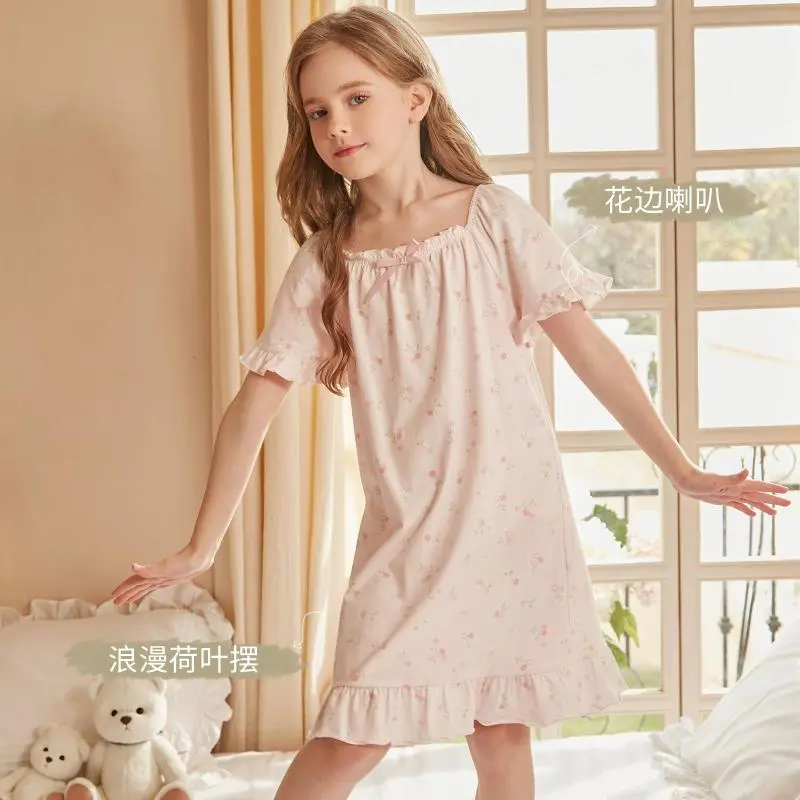 女宝夏夜必备💫A类棉公主睡裙✨凉爽透