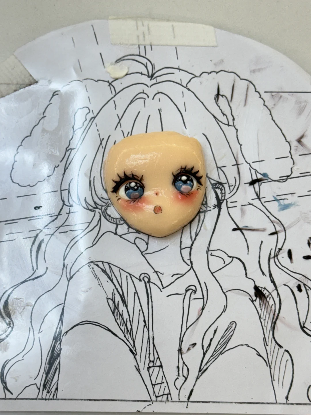 奶油霜手绘之兔子美少女