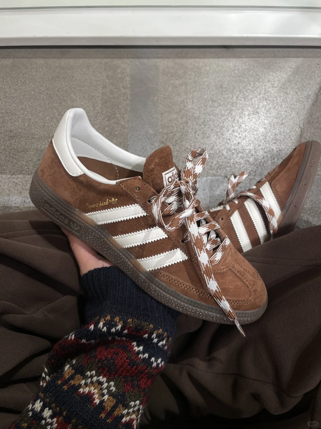 沃趣…圣诞节🎄和这两双复古Spezial有多配！