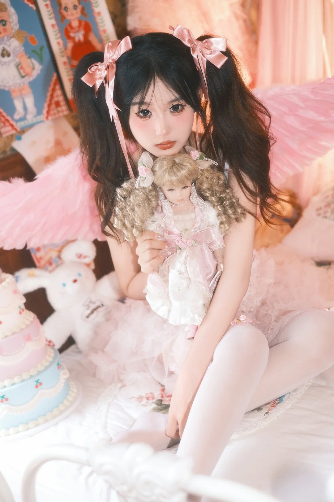 梦幻少女核，粉色💕小天使👼🏻 | 西安约拍