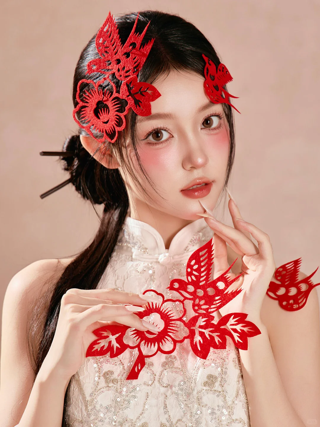 长沙有想拍这个新年风格的宝宝吗（女摄咆哮）