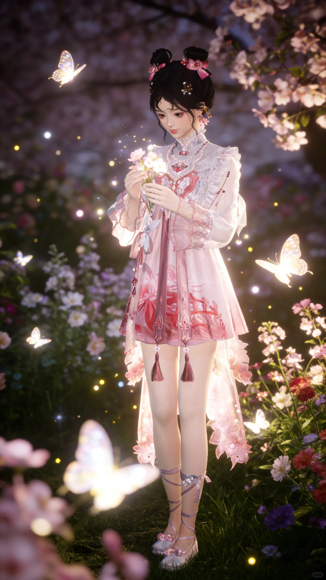 少东瓜花园戏蝶」燕云拍照ai指令