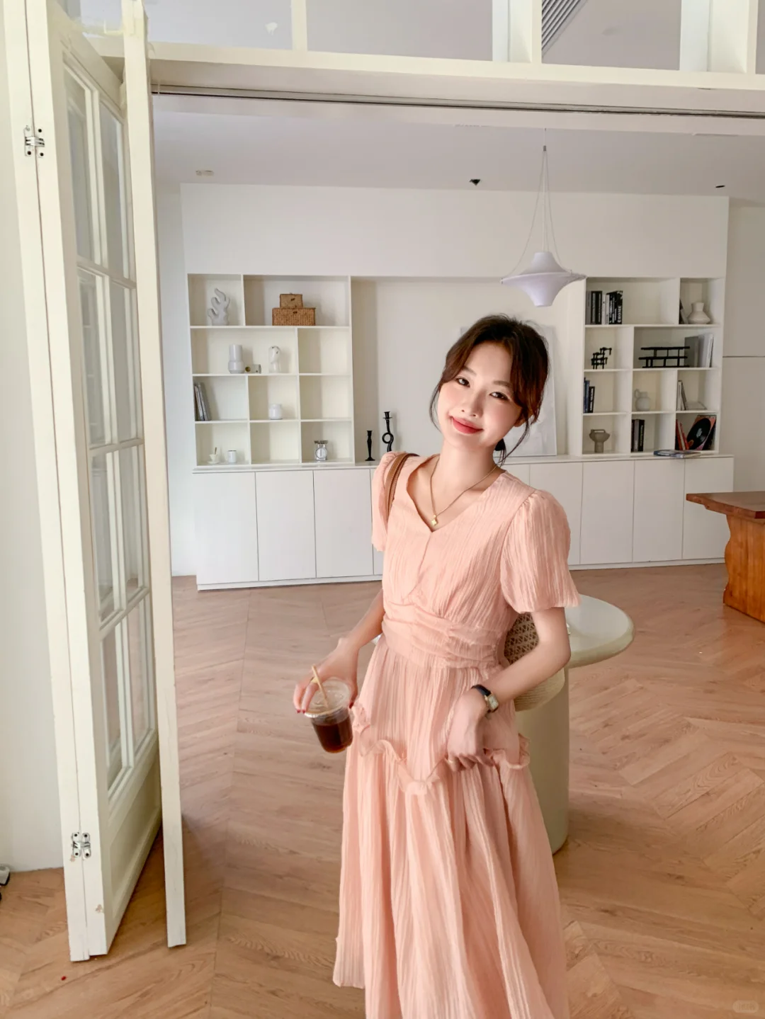 粉裙OOTD/清冷又甜美🎀