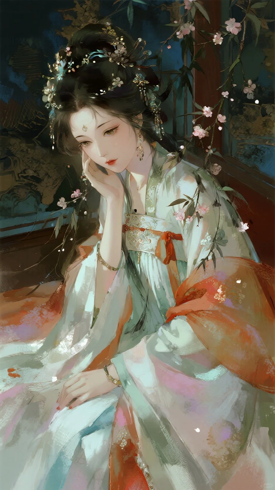 二次元古风美女