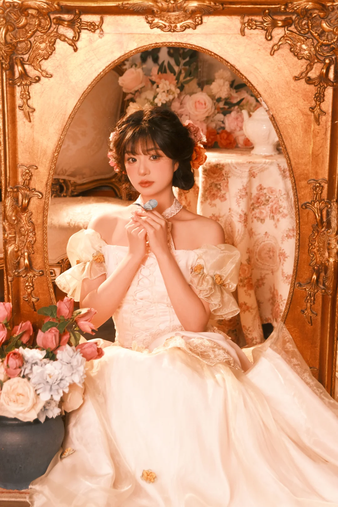 洛可可风油画少女🦋