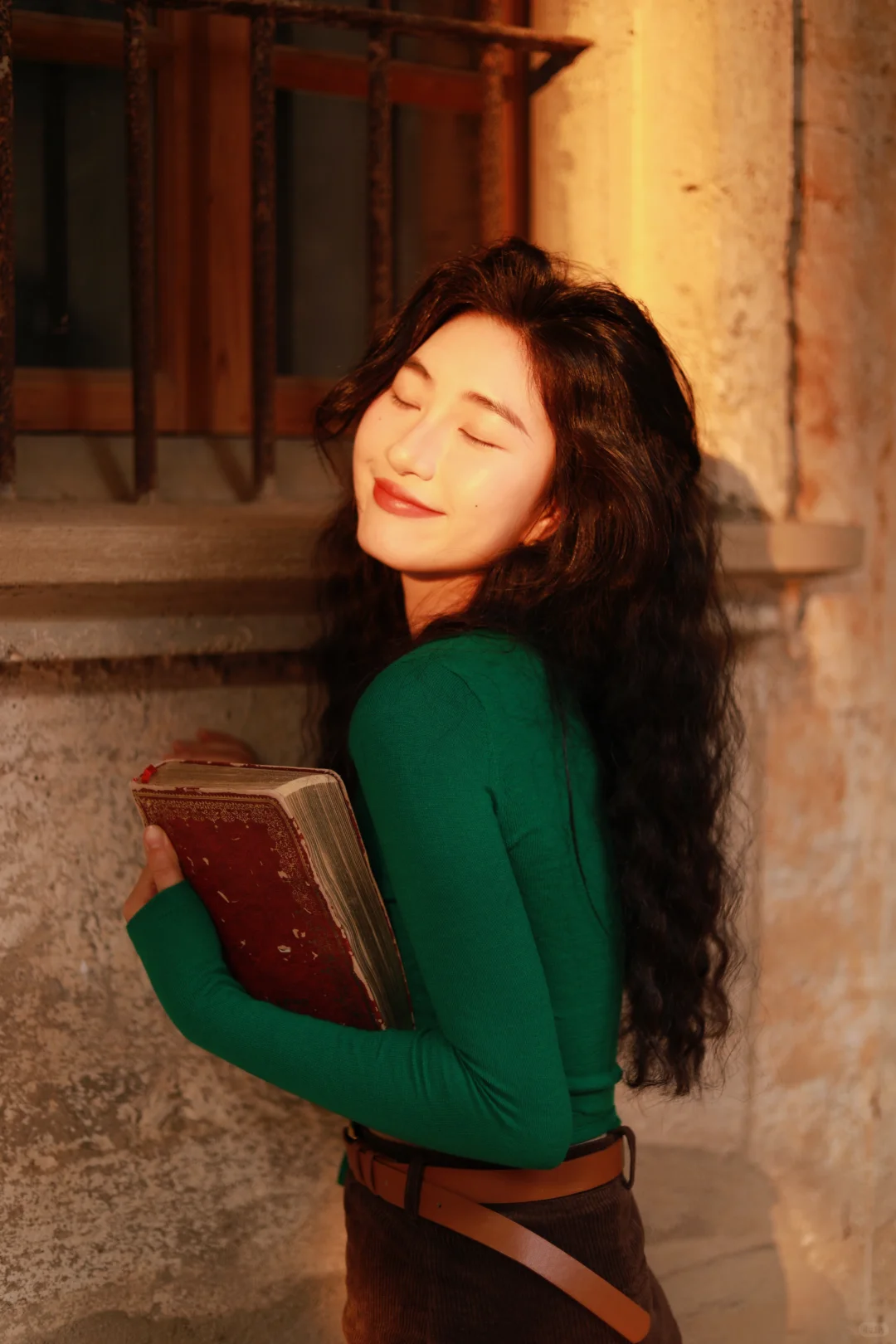 港风拍照穿搭公式🟢➕🟤好绝！附滤镜