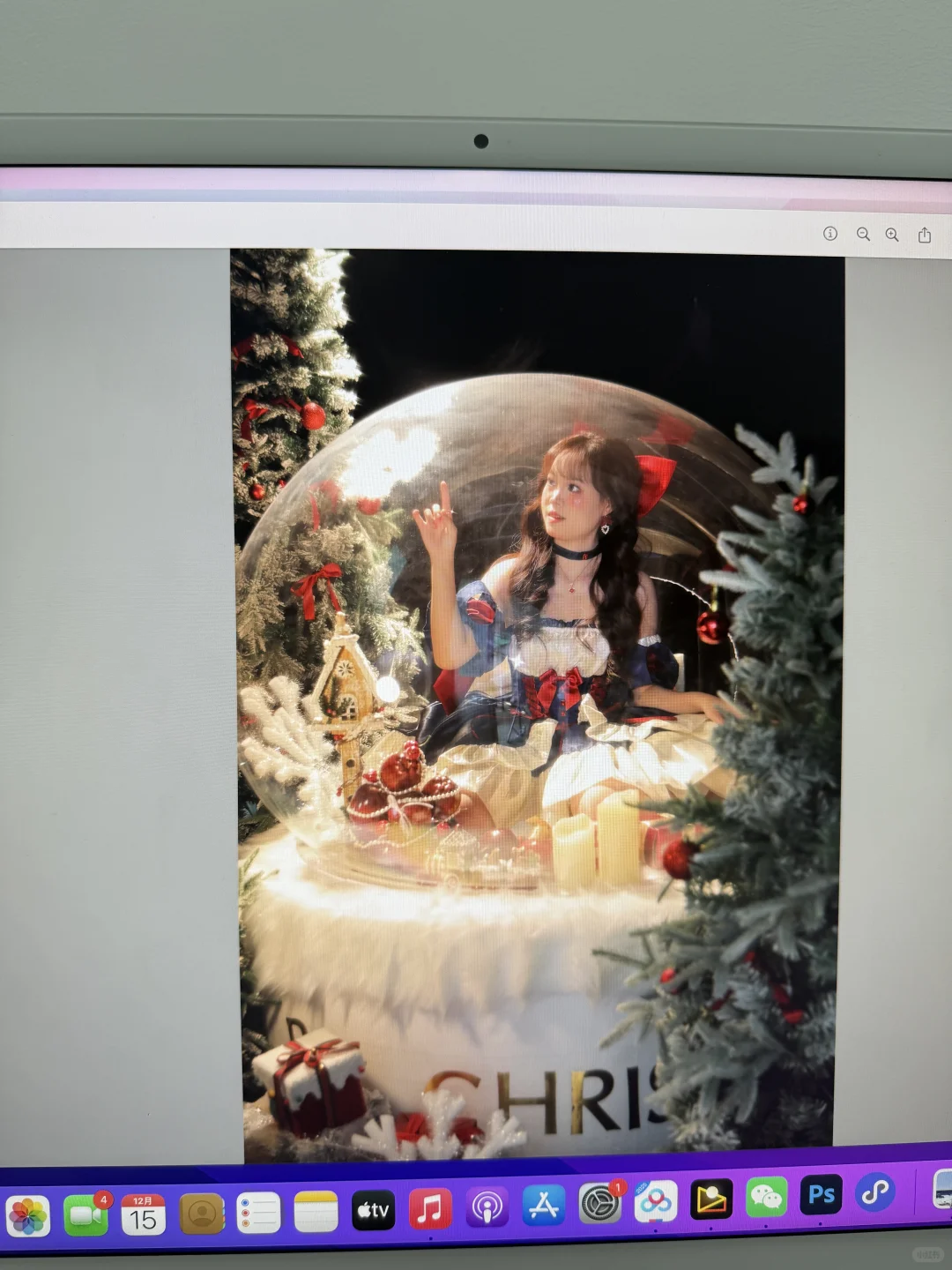 🎄在南宁拍到了绝美圣诞水晶球写真！！！