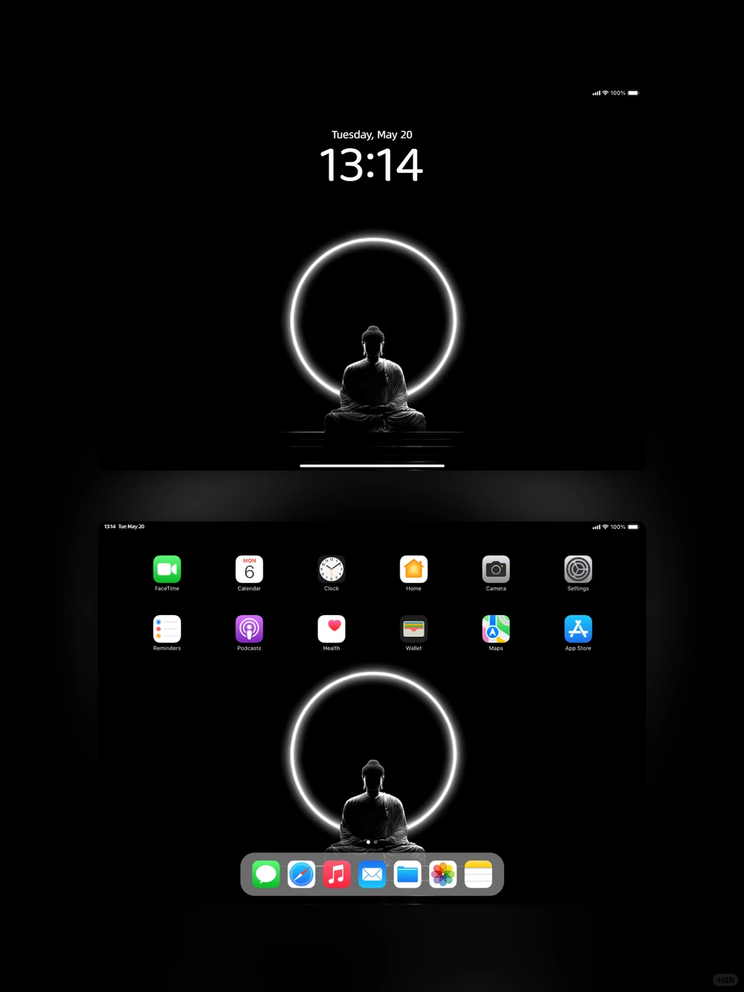 佛像壁纸 l 黑色简约