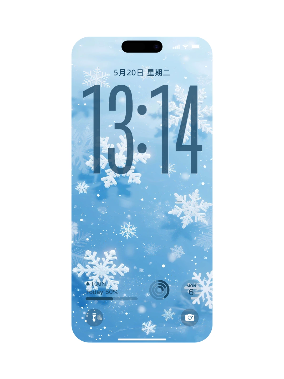 冬日壁纸🎄❄️雪花飘飘b0456