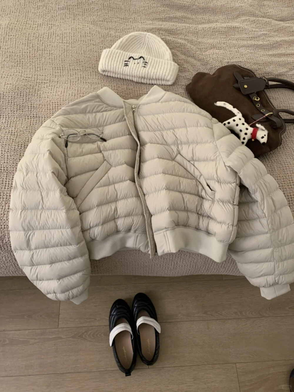 排骨款羽绒！设计感时尚百搭显瘦休闲羽绒服