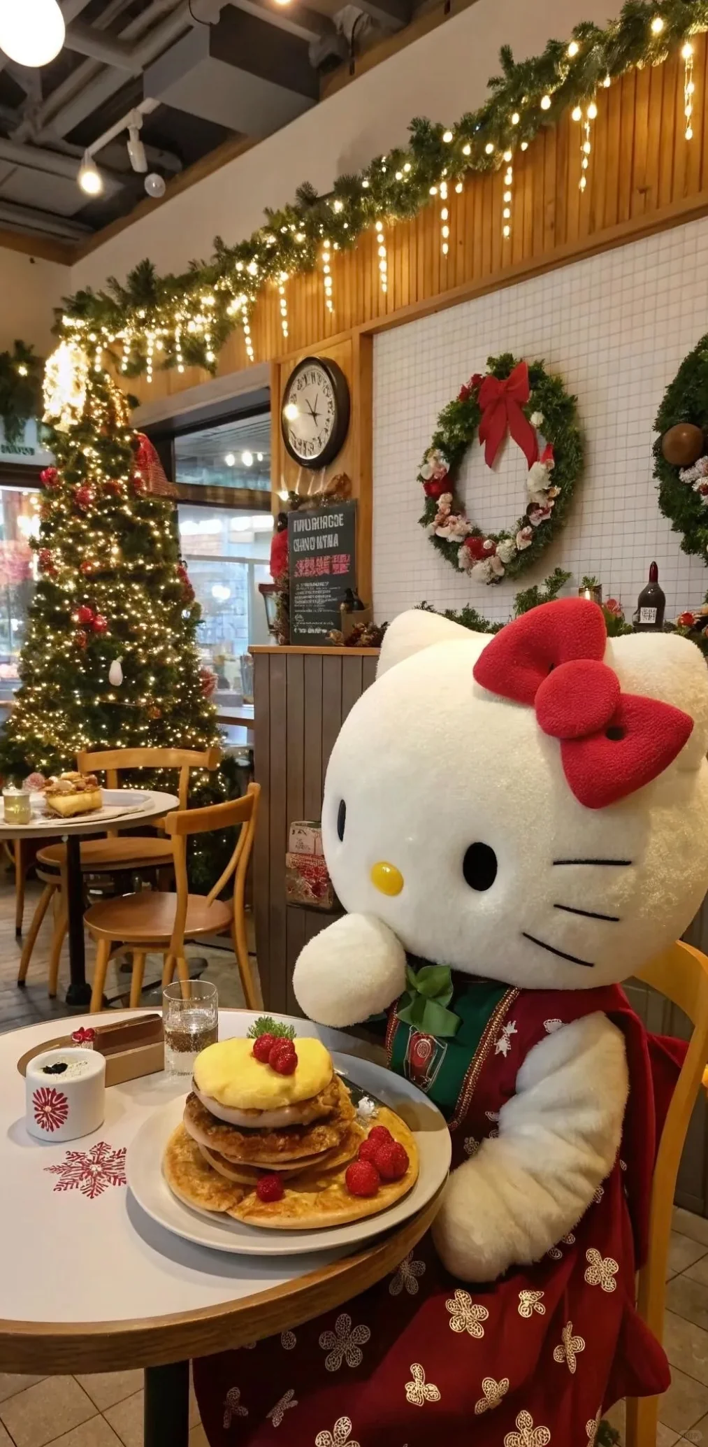 Wallpaper ｜粉色圣诞氛围感全屏壁纸