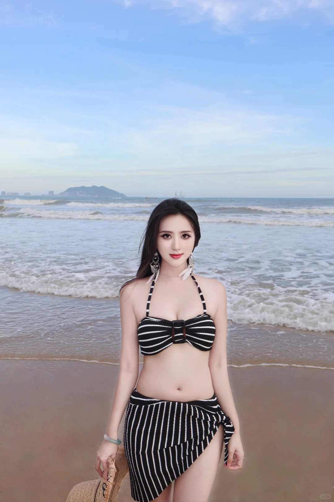 终于实现海边比基尼自由了~