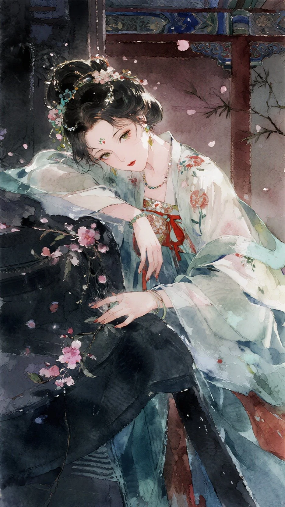 二次元古风美女