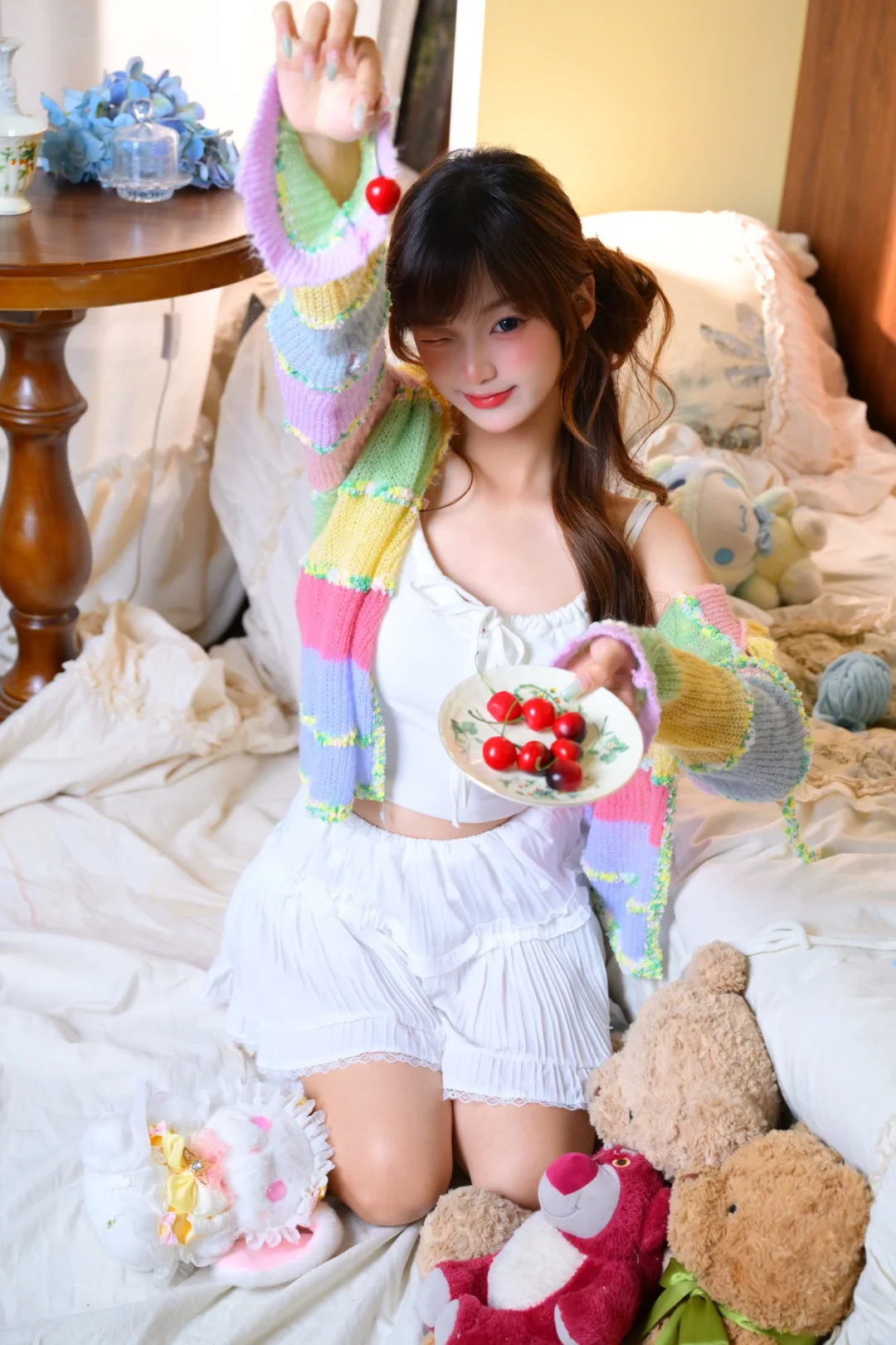 📷｜小熊和我一起睡觉🧸