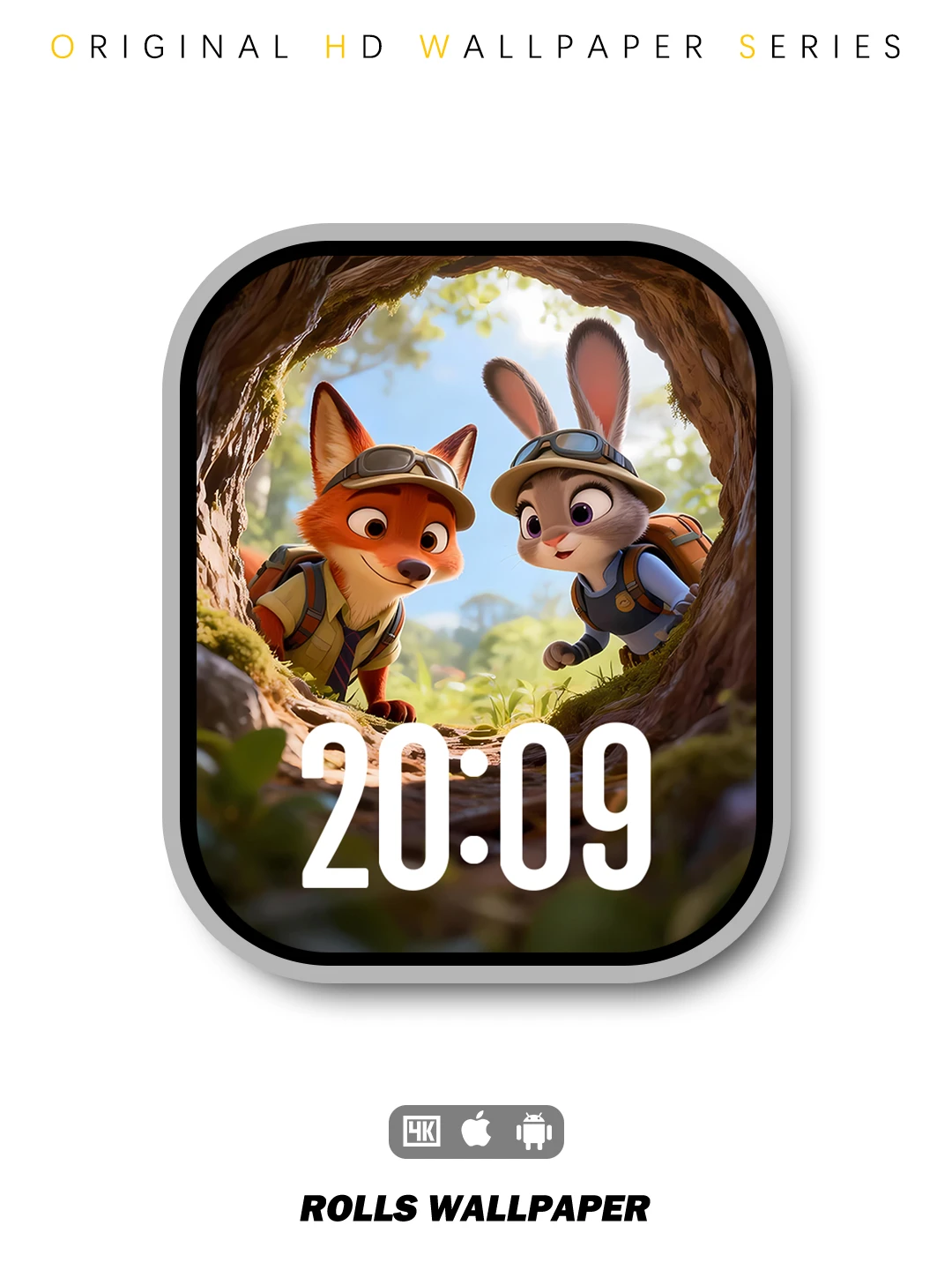 088｜尼克朱迪の探险小分队｜创意静态壁纸