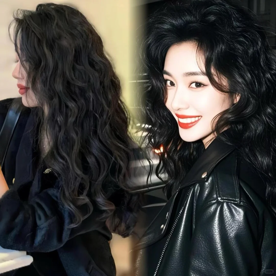 港风复古卷带出来的电影女主感