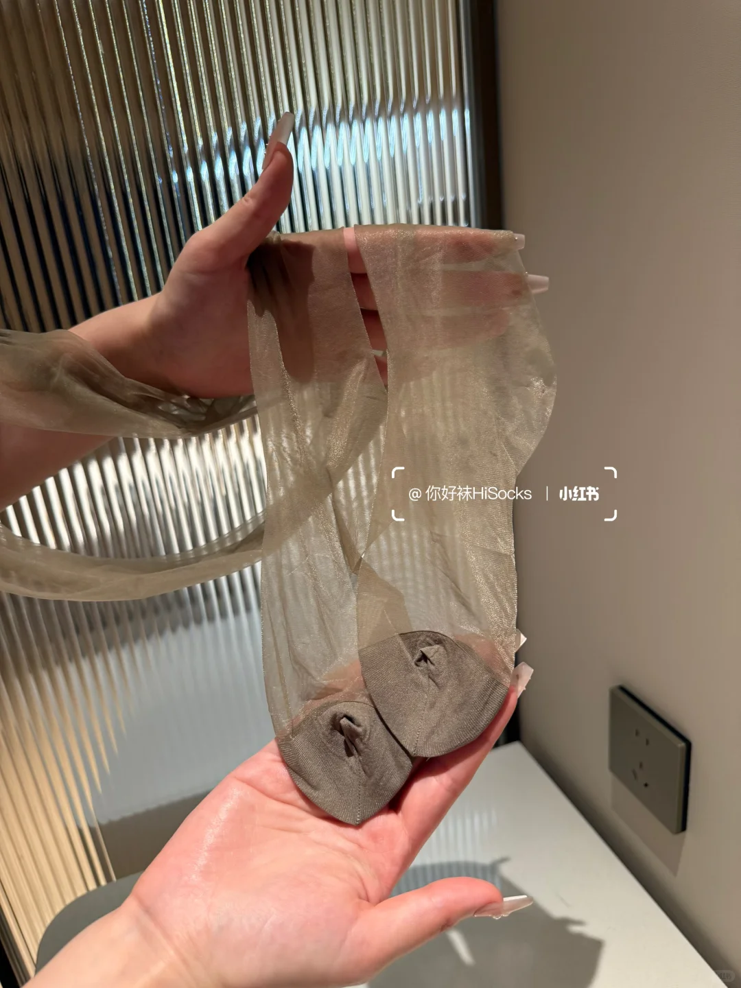 啊啊啊超清透的脚尖加固丝袜太好看了吧～！