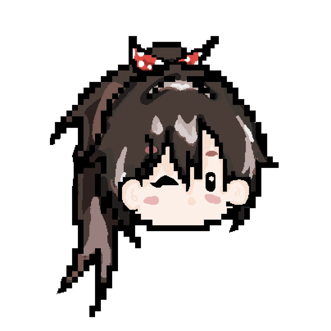 观女神帖子有感即兴作画