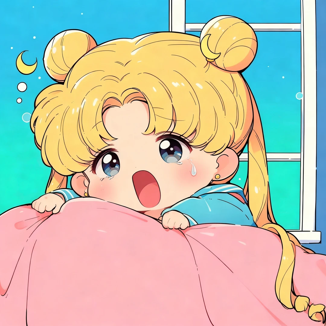 月亮不睡我不睡，我是秃头小宝贝｜美少女