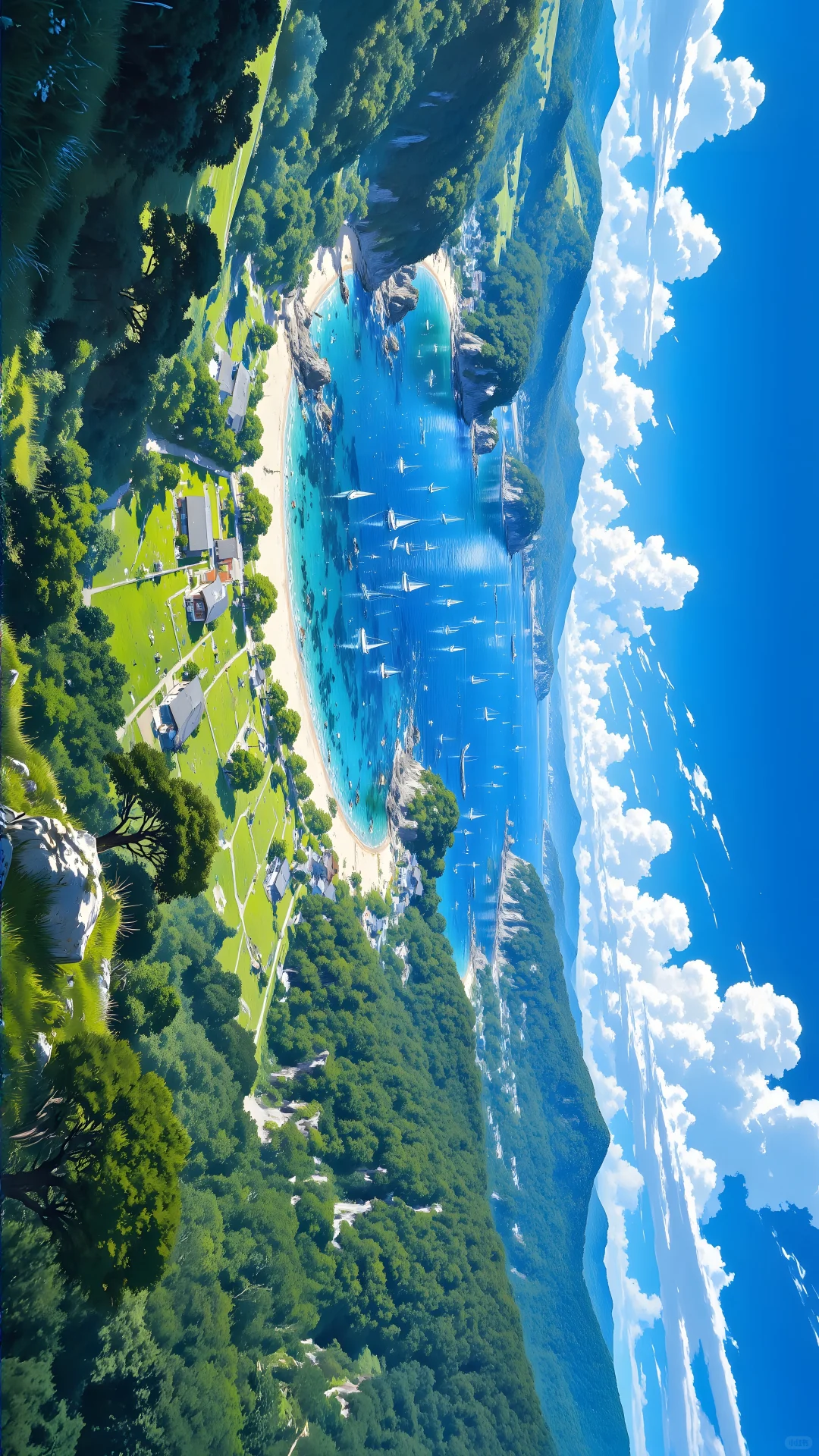 电脑壁纸 22 海边的宁静