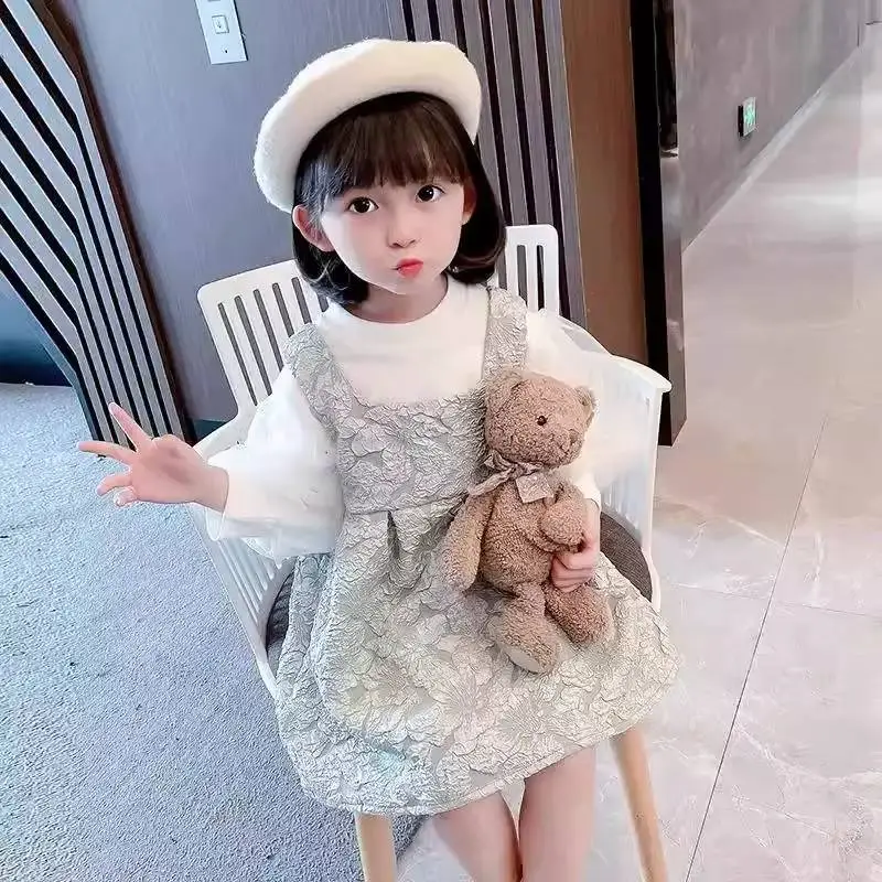 女宝宝一周岁洋气三件套连衣裙🎈