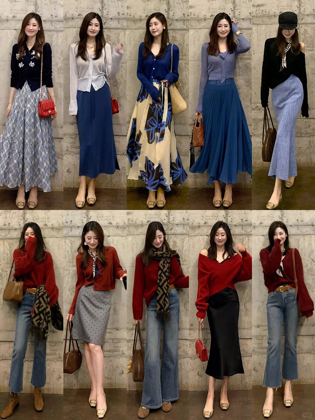 这组look太哇塞了🔥秋冬这样搭真的yyds！