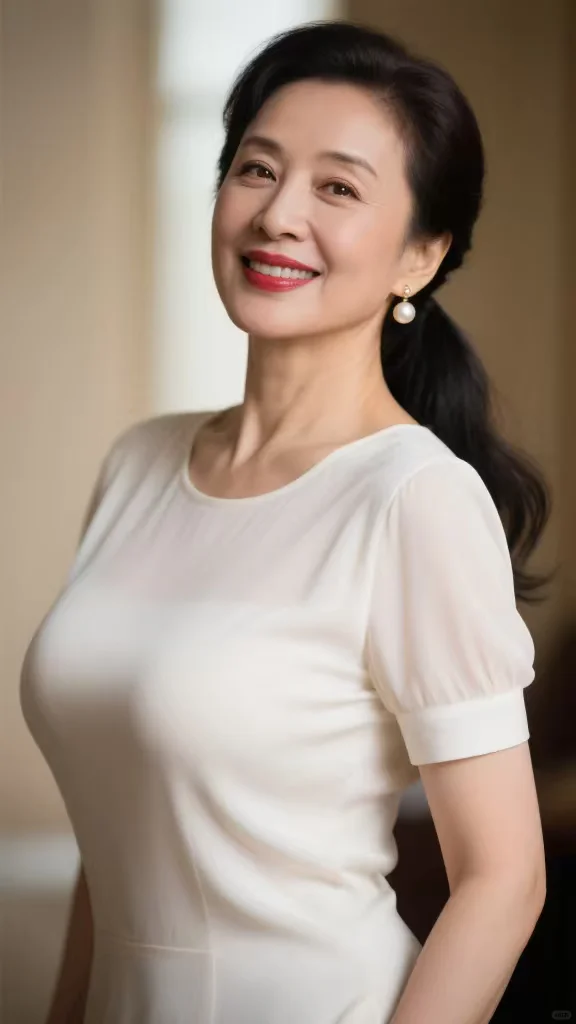 成熟魅力秘诀，48岁阿姨的气质把控