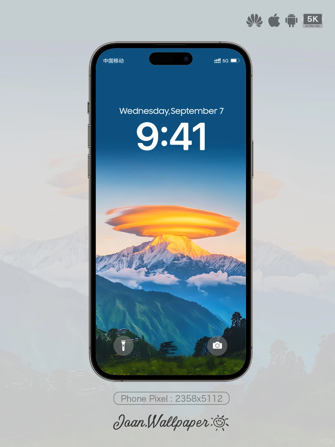 Joan壁纸 | 山巅金辉云上流霞✨