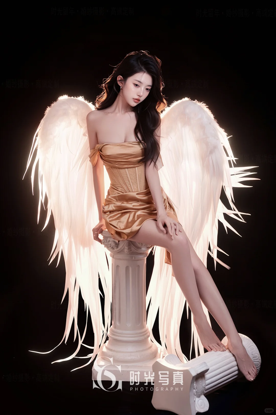 “爱是神洒在她肩上的光”深圳天使写真