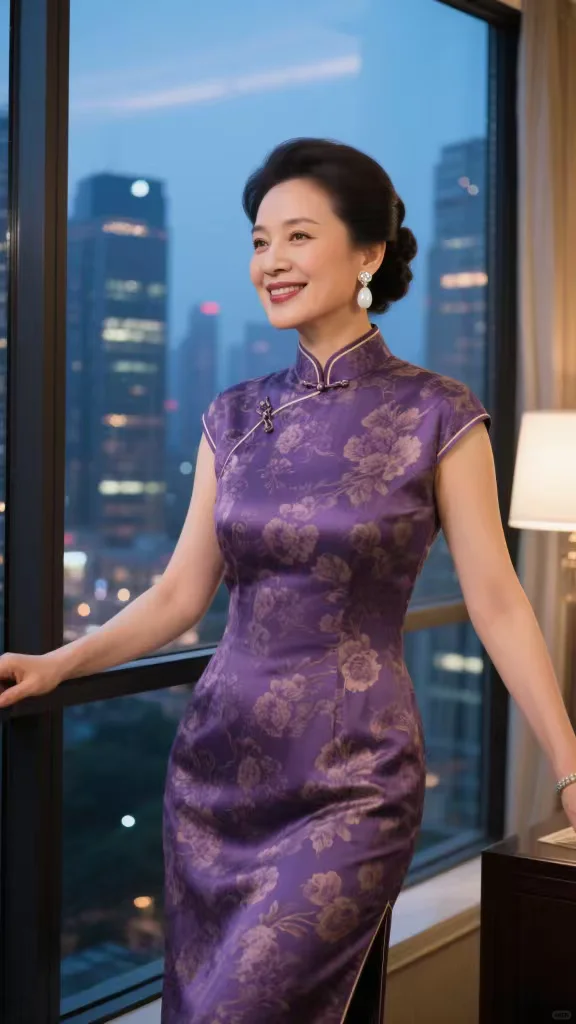 成熟韵味秘诀，48岁阿姨的浪漫生活