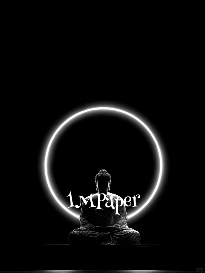 佛像壁纸 l 黑色简约