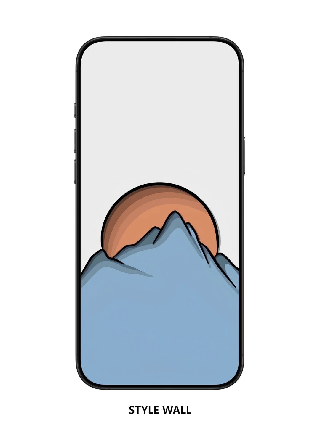 apple wallpaper | 山顶落日（日版）