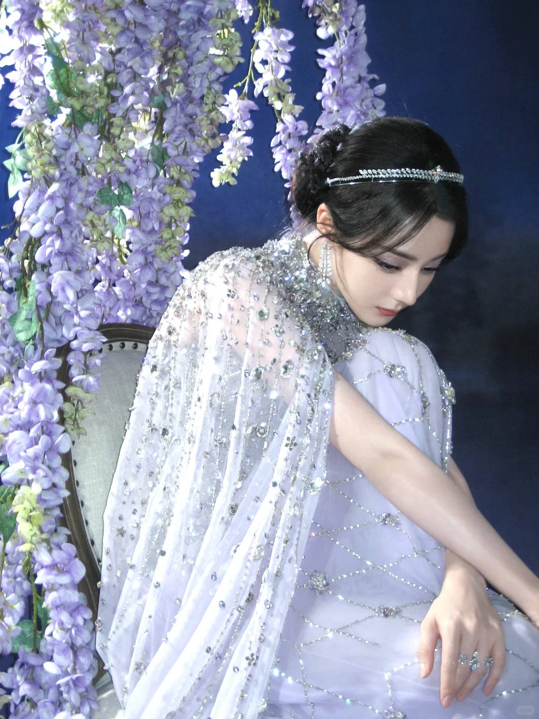 我给迪丽热巴化的极光紫罗兰女神妆