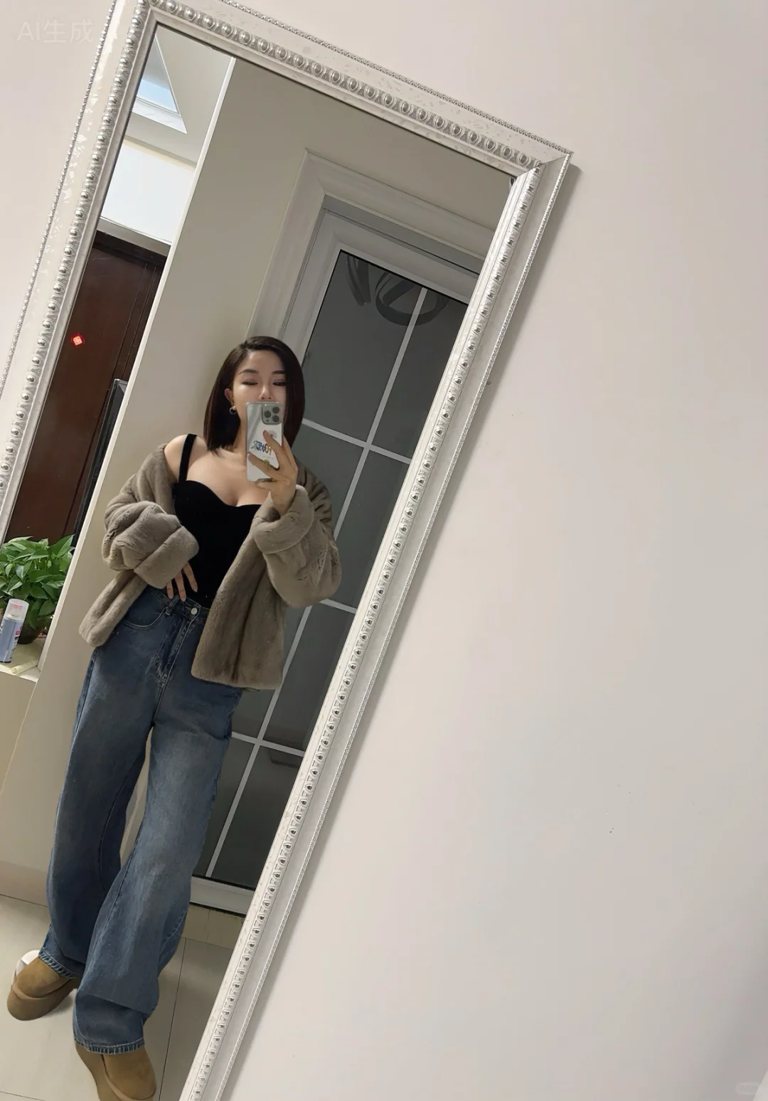 是我的矛盾特殊性 同时买了鱼骨吊带和貂皮