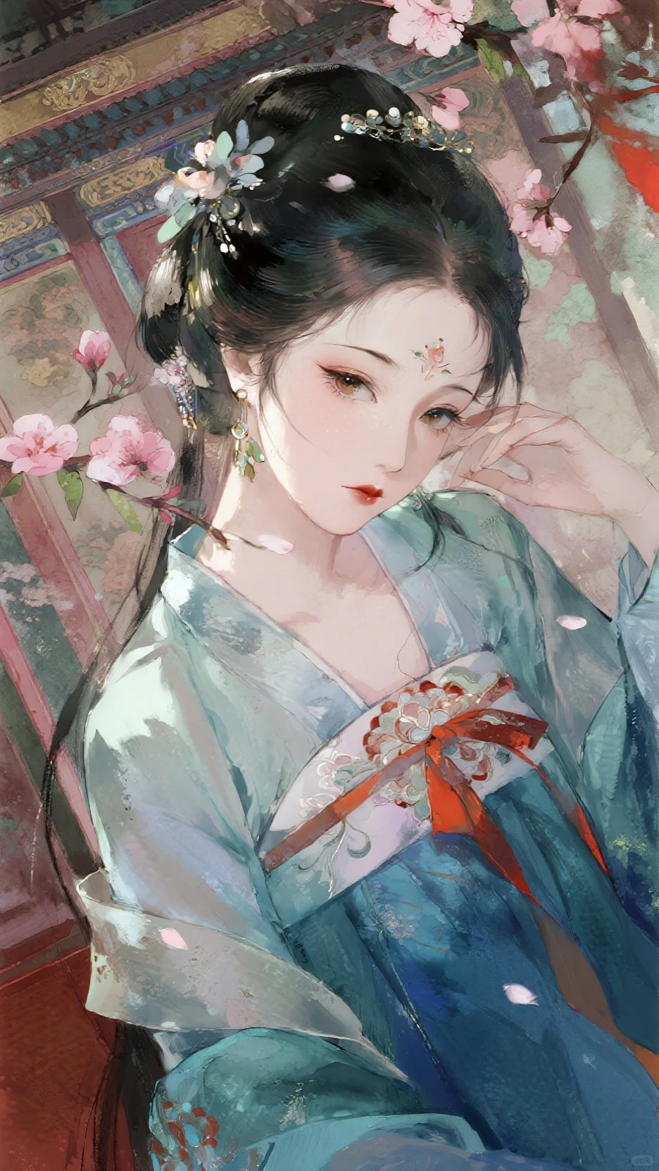 二次元古风美女