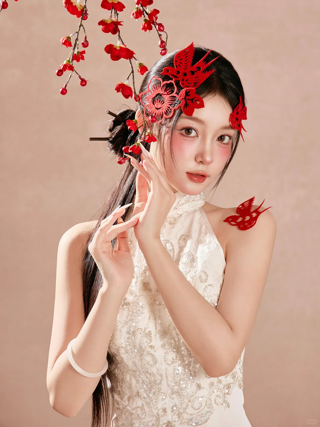 长沙有想拍这个新年风格的宝宝吗（女摄咆哮）