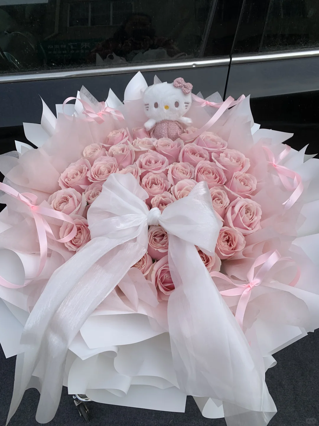 🌸粉色玫瑰，如你般娇嫩可爱🫧秦皇岛花店