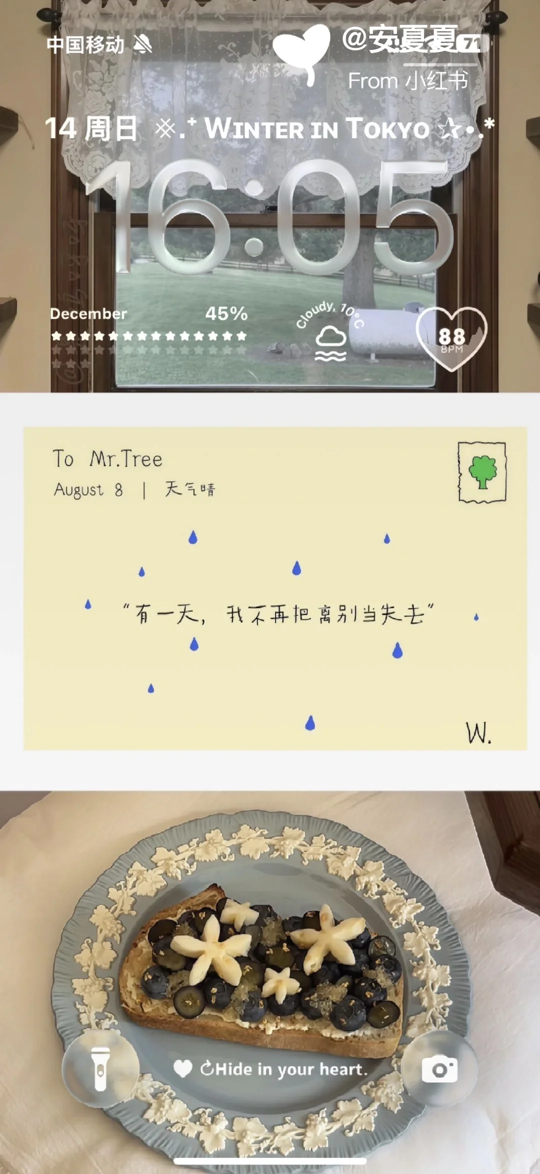 有一天，我不再把离别当失去ins壁纸