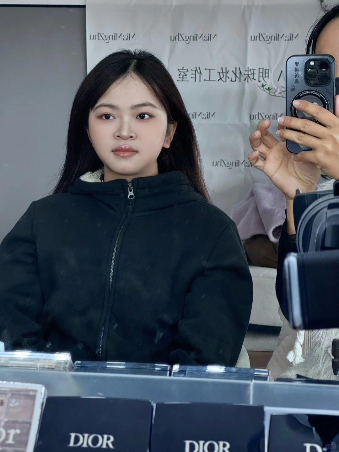 方圆脸化妆的淡妆魅力、果然妆越淡人越美