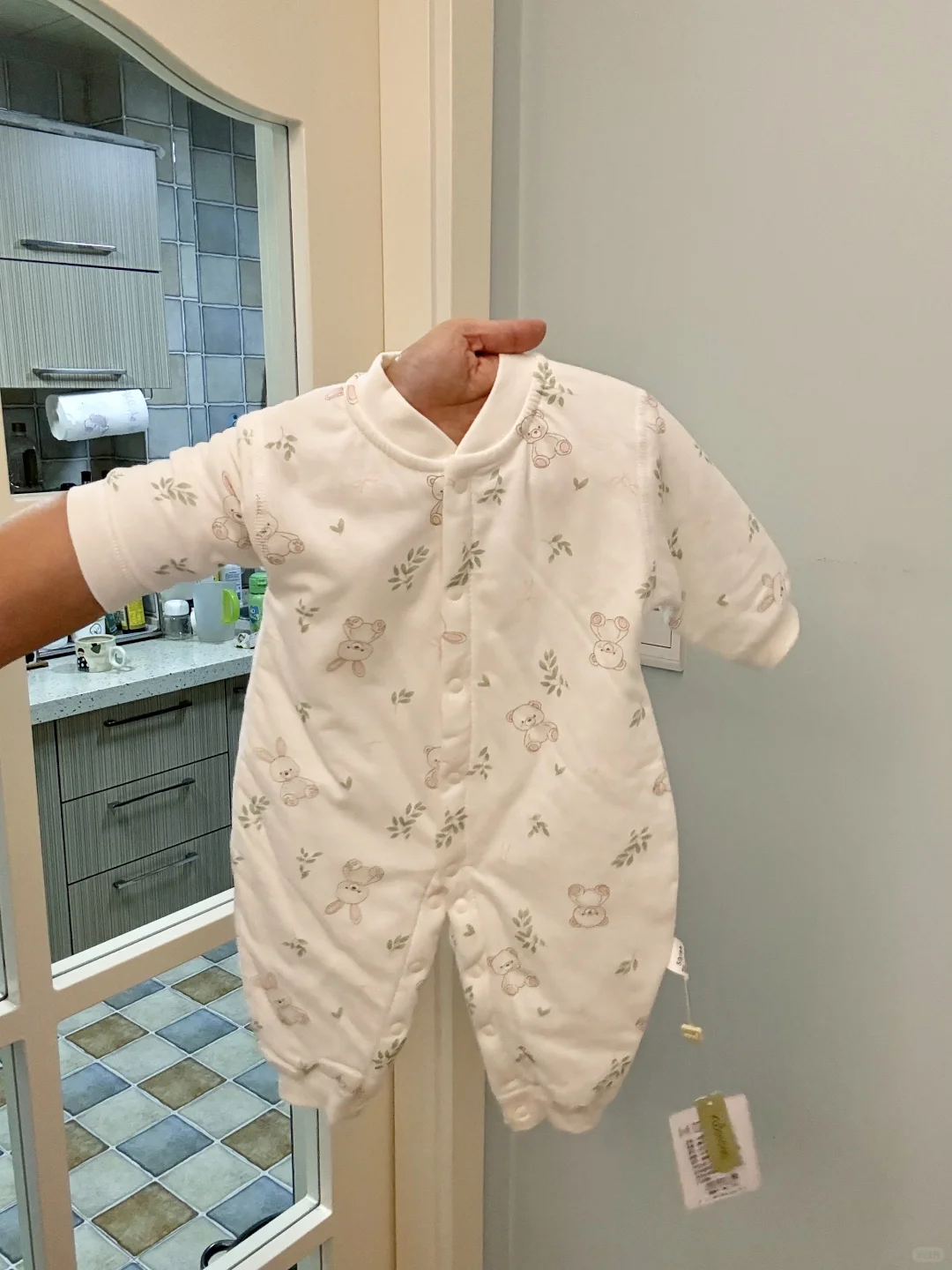 ❤️软fufu婴儿碎花连体衣太好穿啦！！