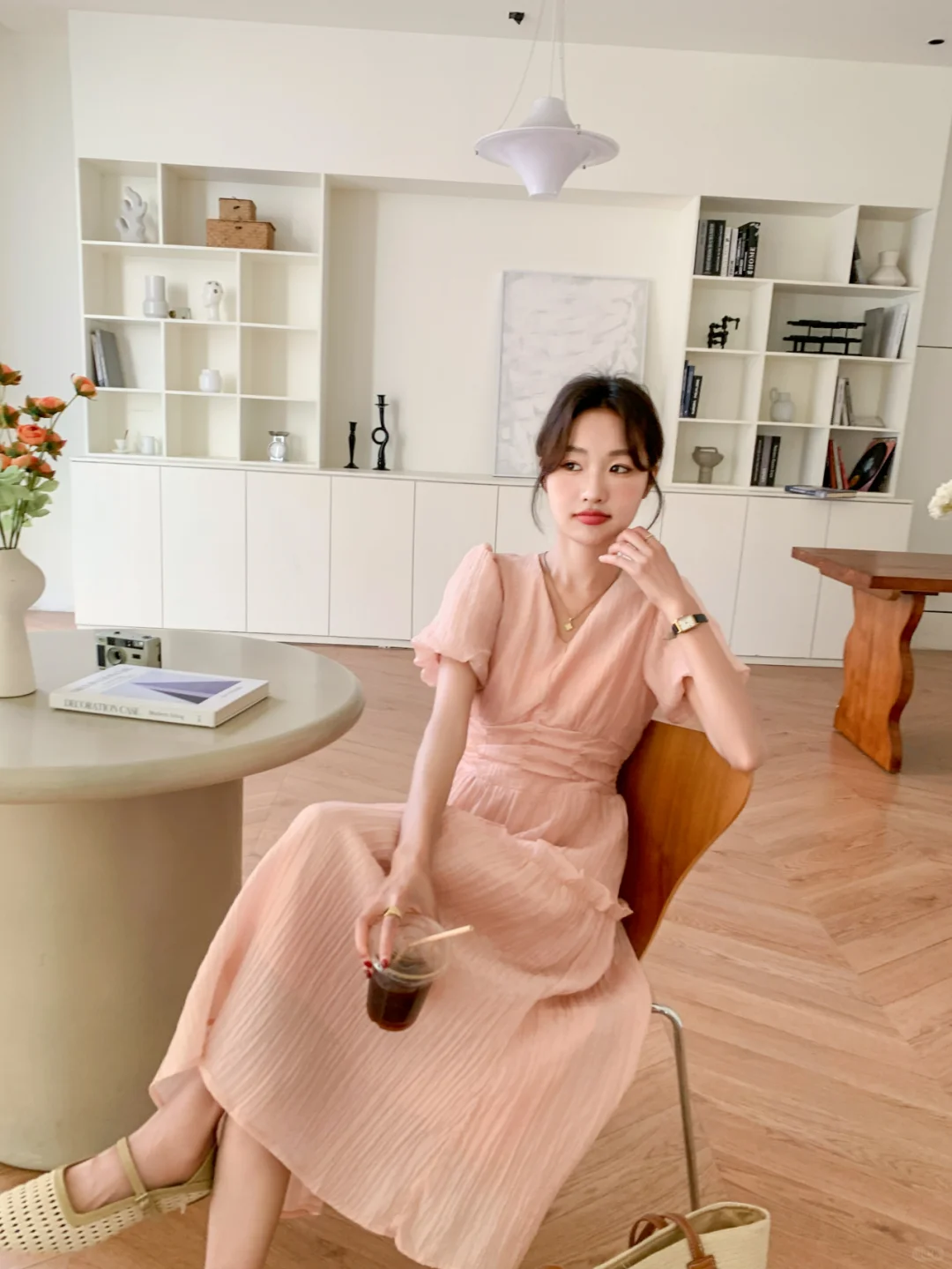 粉裙OOTD/清冷又甜美🎀