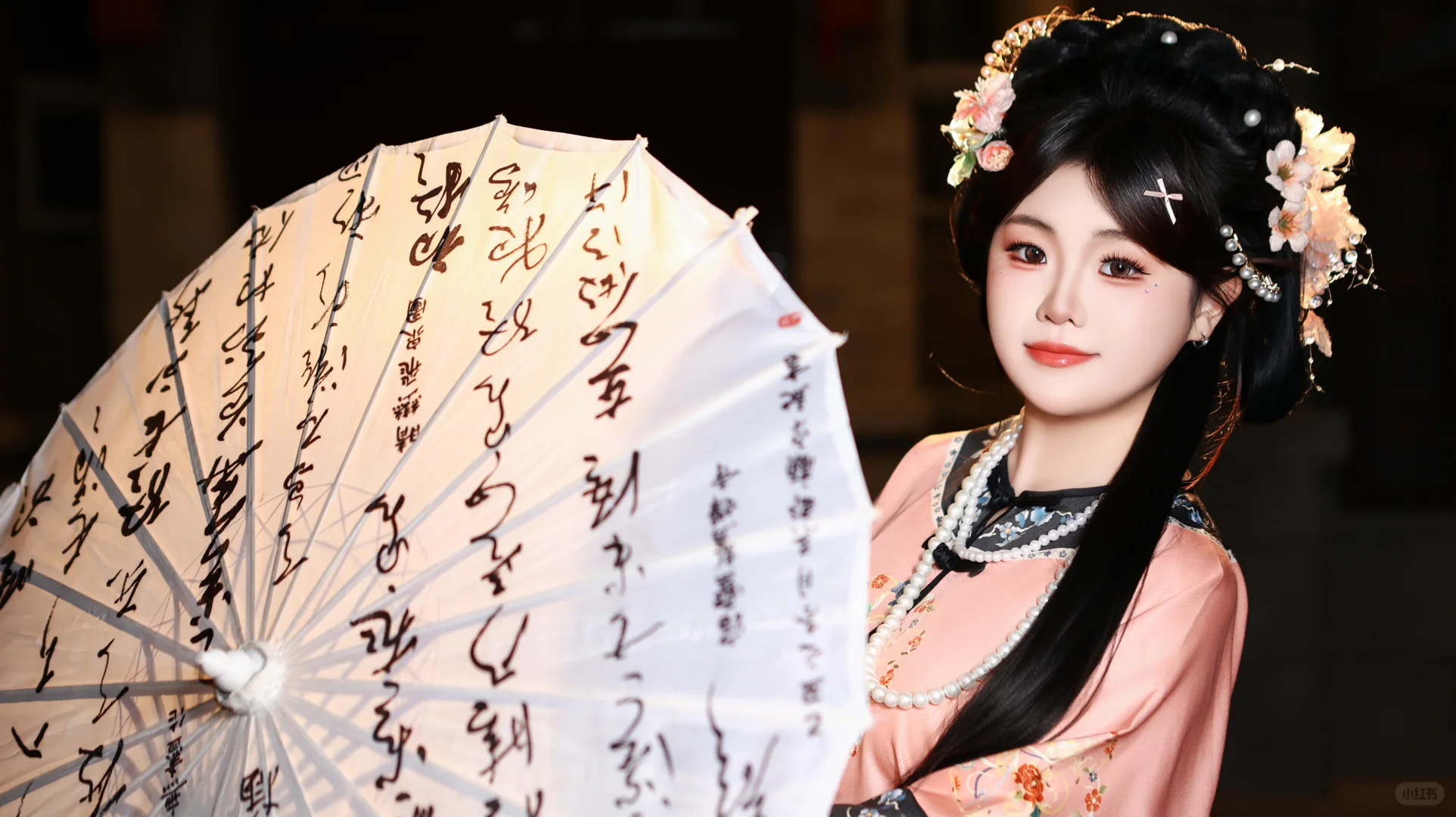 琅琊古城|清汉女的藕粉裙，是古画里的胭脂色