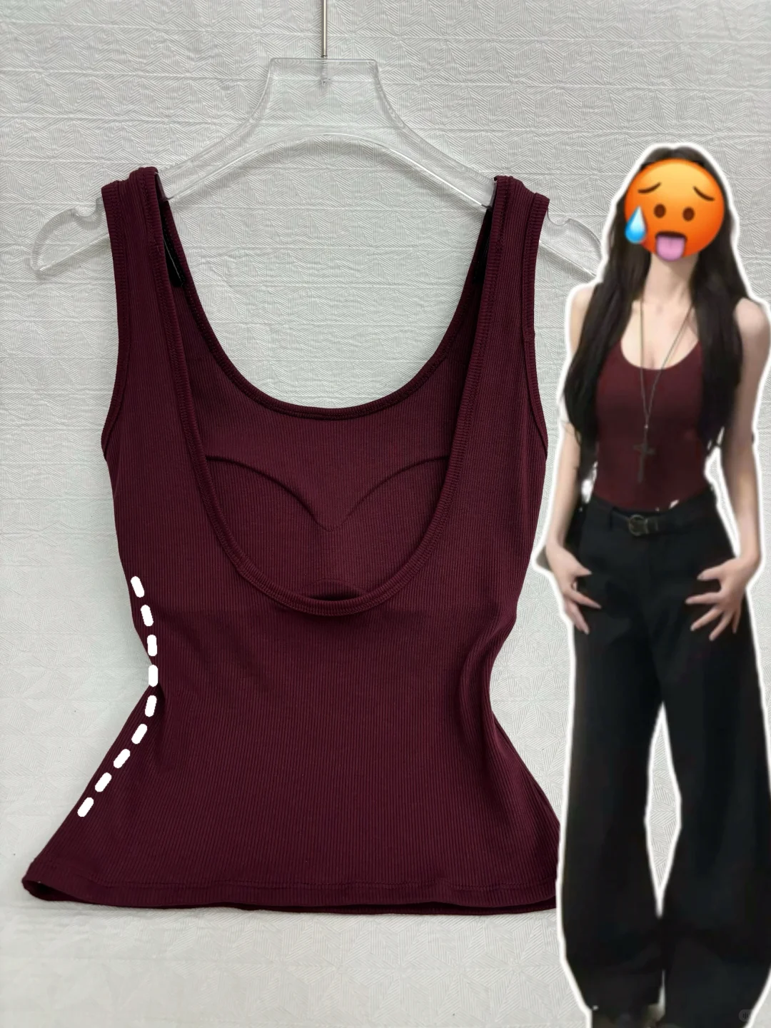 实况live图！这件小吊带真的美疯了！