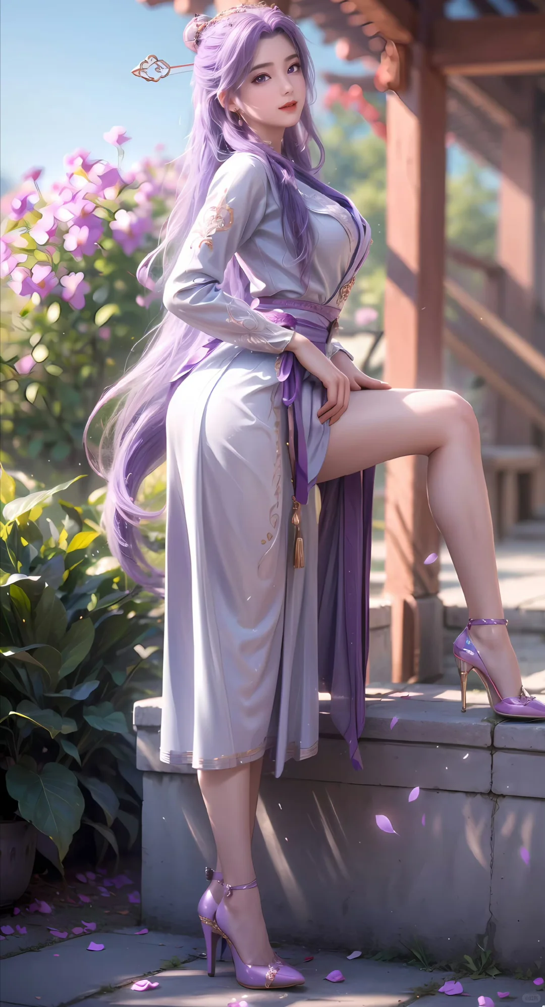 国漫女神云霄穿搭对比，好身材大长腿高颜值