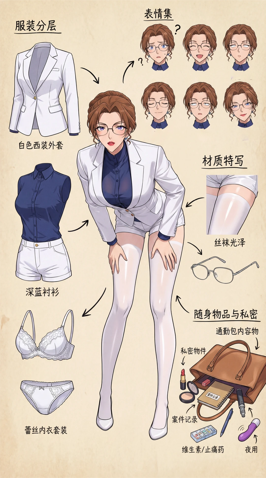 妃英理•穿搭拆解•AI