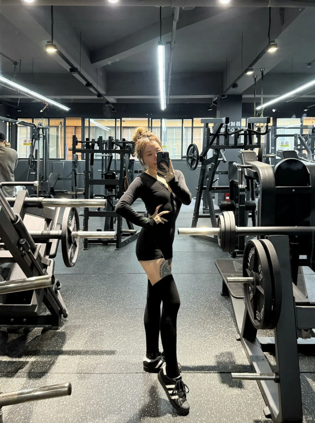 🖤All black work out